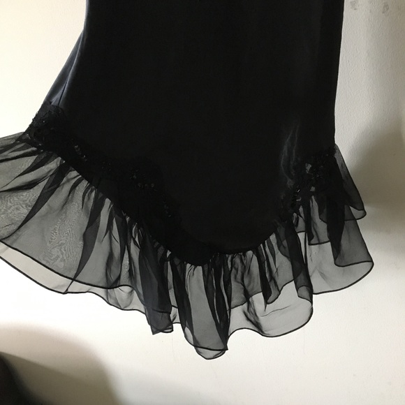 SOLD! Victoria’s Secret gold label black chemise - Picture 2 of 7